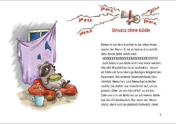 Die Tier-Feuerwehr (Band 1) - Ein Waschbär greift ein