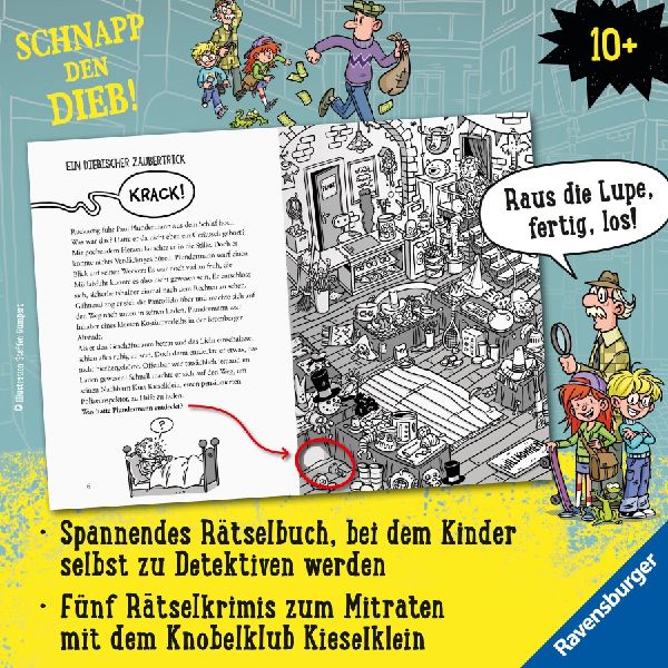 Schnapp den Dieb! Spannende Rätselkrimis zum Mitraten