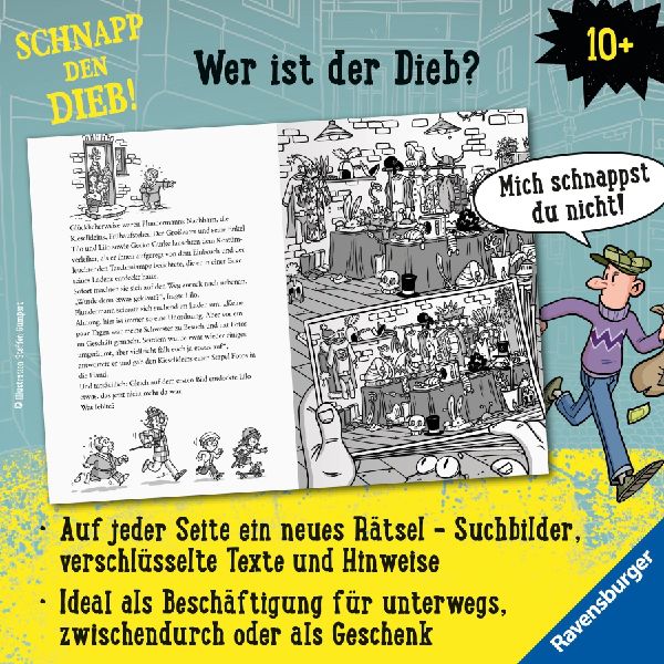 Schnapp den Dieb! Spannende Rätselkrimis zum Mitraten