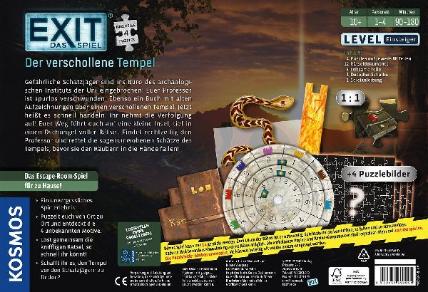 EXIT® - Das Spiel + Puzzle: Der verschollene Tempel
