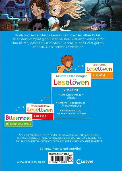 Leselöwen 2. Klasse - Willkommen im Grusel-Hotel