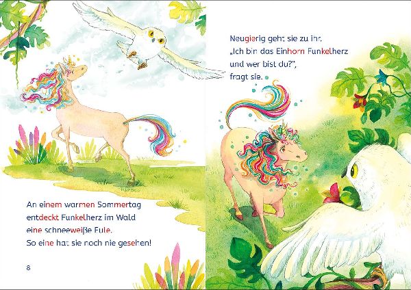 Leselöwen 1. Klasse - Eine Freundin für das kleine Einhorn