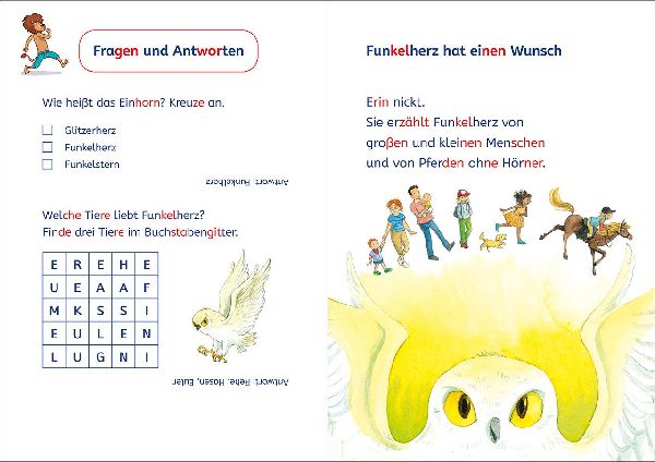Leselöwen 1. Klasse - Eine Freundin für das kleine Einhorn