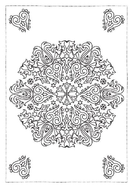 Ausmal-Postkarten Kunstvolle Mandalas | 20 Karten