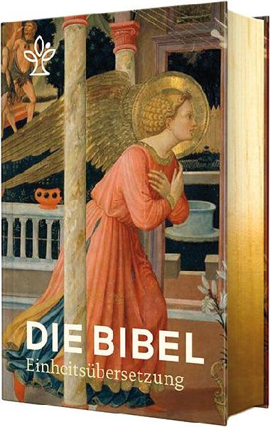 Die Bibel mit Bildmotiven von Engeln