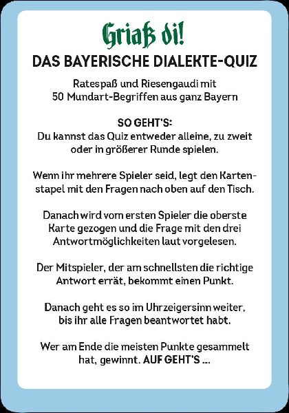 Griaß di! Das bayerische Dialekte-Quiz