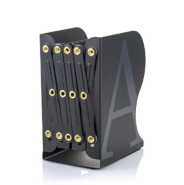MyLibrary Flexibles A-Z Metall-Buchregal (schwarz)
