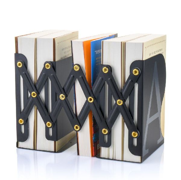 MyLibrary Flexibles A-Z Metall-Buchregal (schwarz)