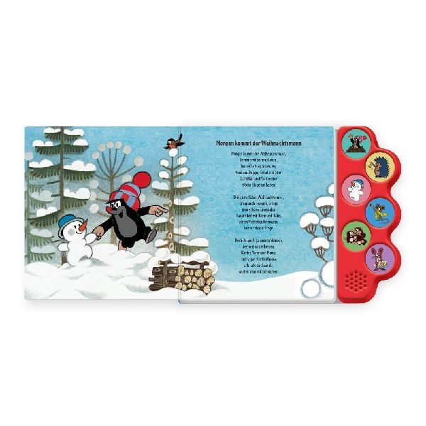 TRÖTSCH - Der kleine Maulwurf Soundbuch Weihnachtslieder | Ab 18 Monaten