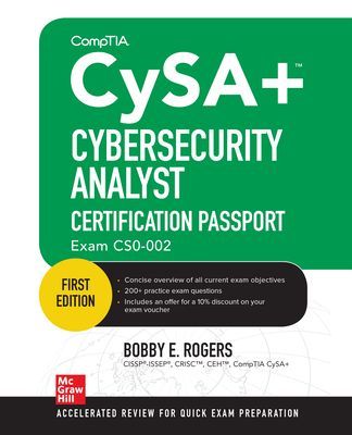 Comptia Cysa+ Cybersecurity Analyst Certification Passport (Ex...