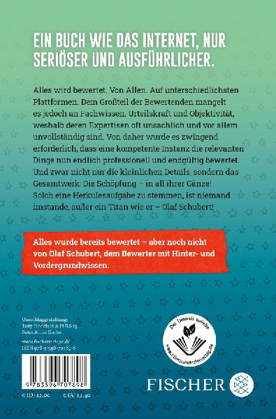 Olaf Schubert bewertet die Schöpfung