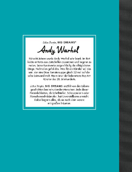 Andy Warhol - Little People, BIG DREAMS (Deutsche Ausgabe)