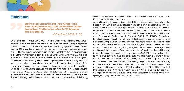 Erziehungspartnerschaft statt Elternarbeit