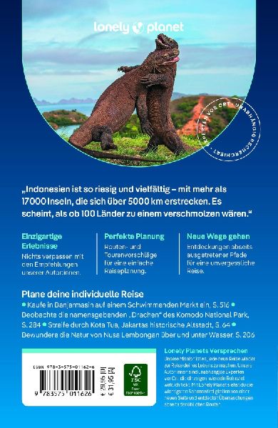 LONELY PLANET Reiseführer Indonesien