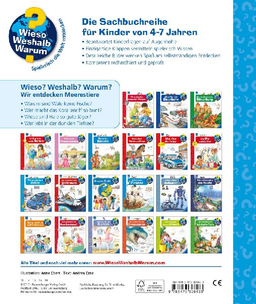 Wieso? Weshalb? Warum?, Band 27: Wir entdecken Meerestiere