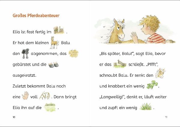 Lesenlernen in 3 Schritten - Die schönsten Pferdegeschichten