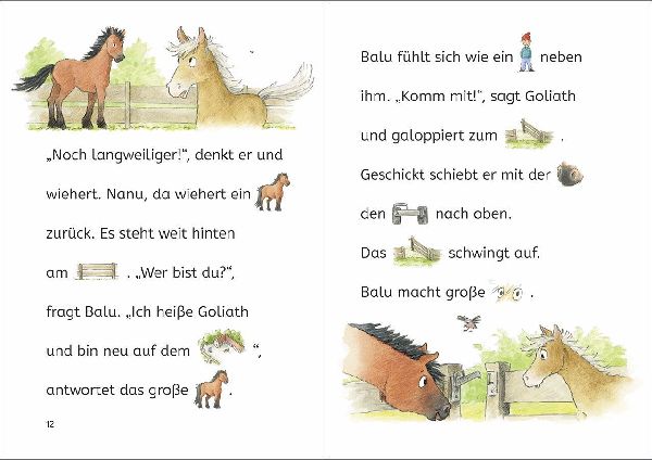 Lesenlernen in 3 Schritten - Die schönsten Pferdegeschichten