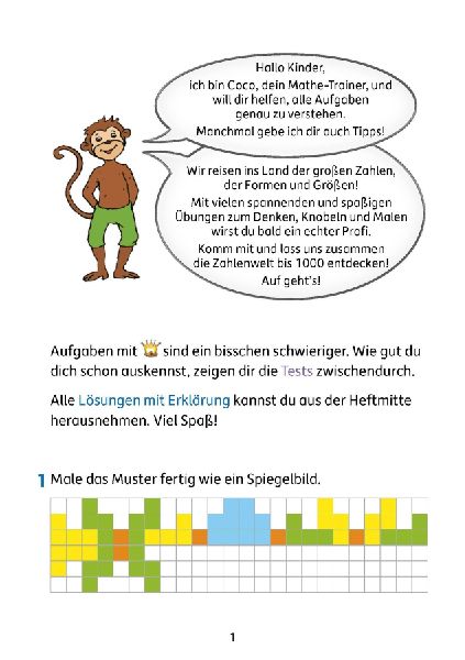 Übungsheft 3. Klasse - Mathe trainieren