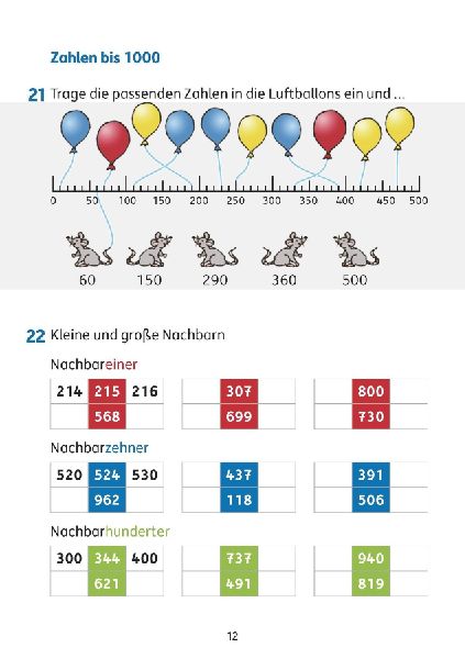 Übungsheft 3. Klasse - Mathe trainieren