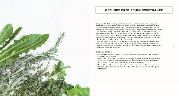 Infused Water, Eistee & Co.