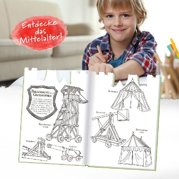 Trötsch Malbuch Ritter und Burgen Malbuch