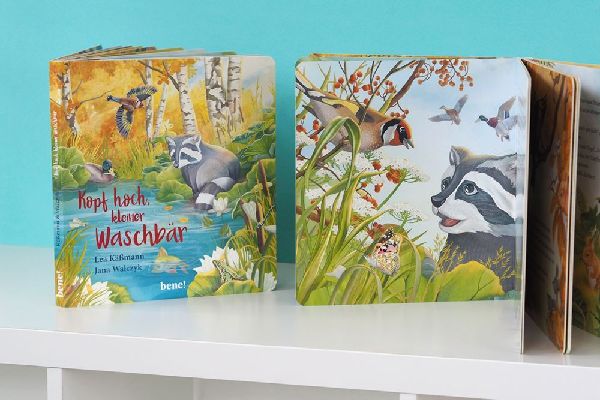 Kopf hoch, kleiner Waschbär - ein Bilderbuch für Kinder ab 2 Jahren