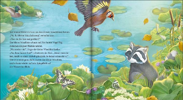 Kopf hoch, kleiner Waschbär - ein Bilderbuch für Kinder ab 2 Jahren