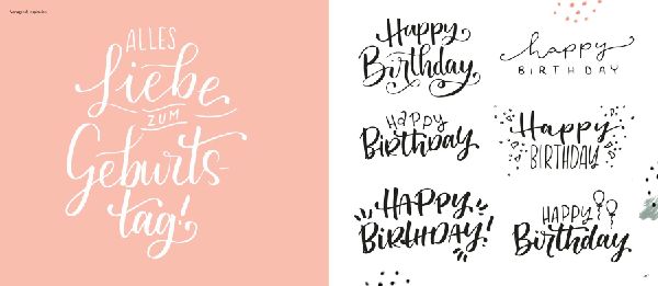 Lettering - Moderne Kalligrafie
