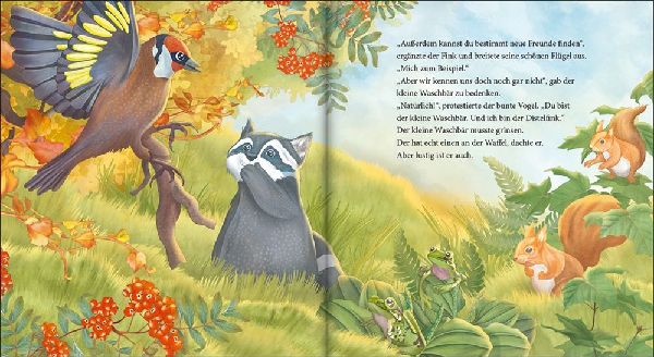 Kopf hoch, kleiner Waschbär - ein Bilderbuch für Kinder ab 2 Jahren