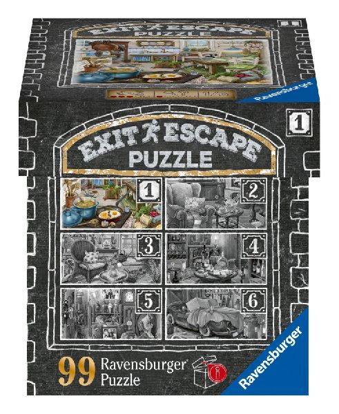 Ravensburger EXIT Puzzle 16877 - Im Gutshaus Küche - 99 Teile Puzzle für Erwachsene und Kinder ab 14 Jahren