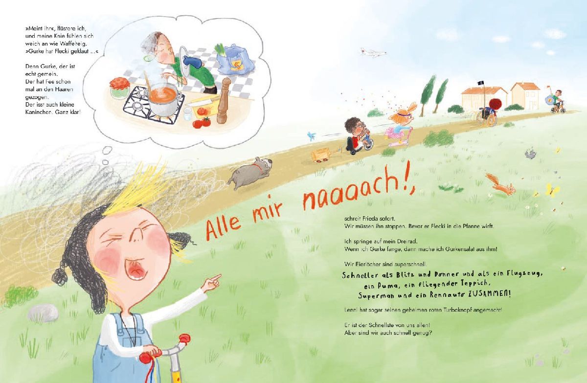 Wir Eierlöcher ... und die wilde Jagd nach unserem Kaninchen!
