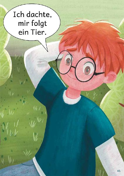 Lesen mit Ella und Tim - Die Rettung: Erstlesebuch für Kinder mit einfachen Worten und Bildern