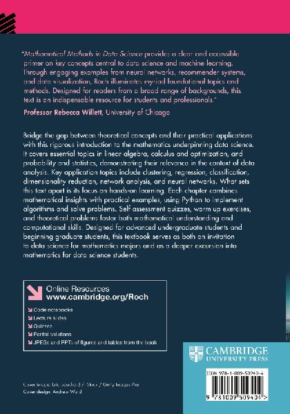 Mathematical Methods in Data Science