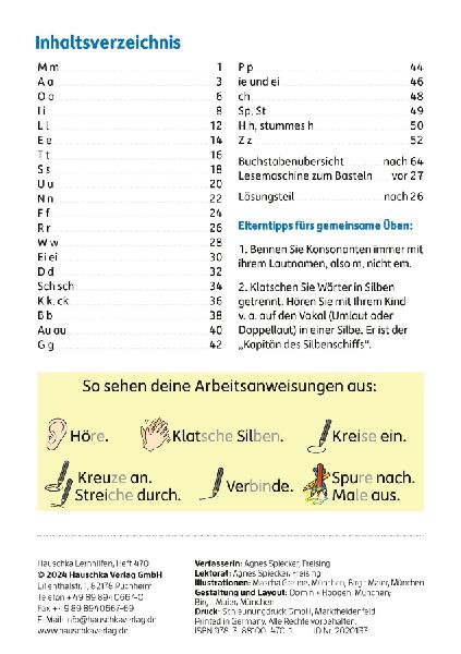 Mein Übungsheft Lesen 1. Klasse: Vom Buchstaben zum Wort