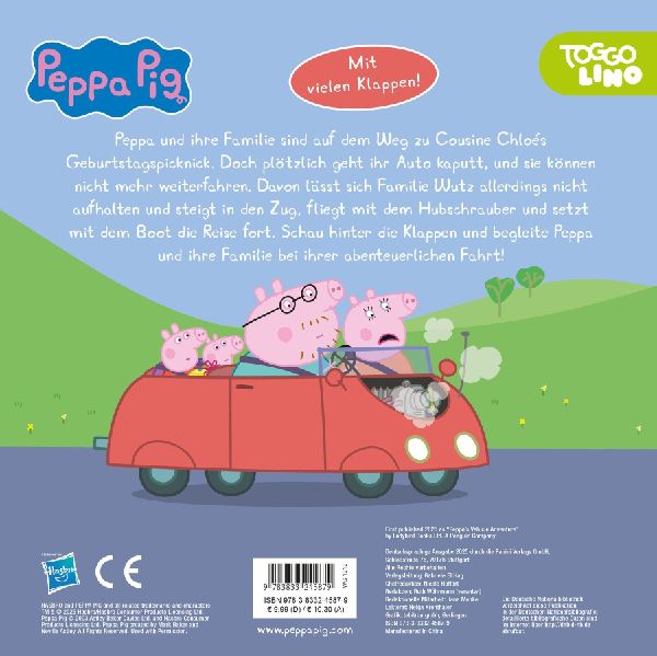 Peppa Pig: Peppa und die Fahrzeuge - Eine abenteuerliche Reise mit vielen Klappen