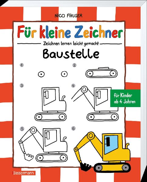 Für kleine Zeichner - Baustelle