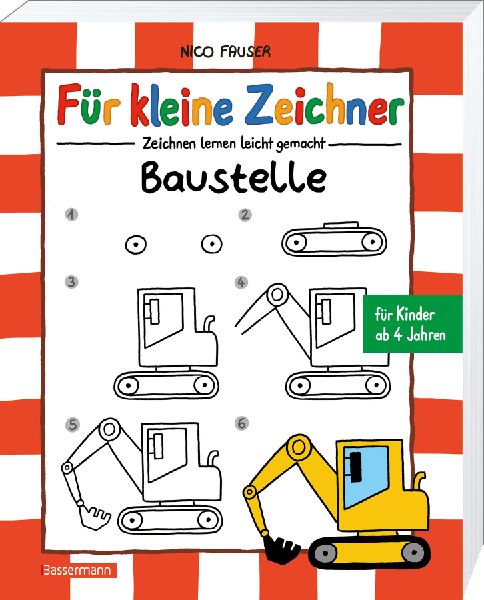 Für kleine Zeichner - Baustelle