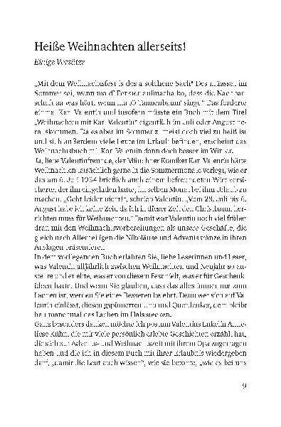 Weihnachten mit Karl Valentin