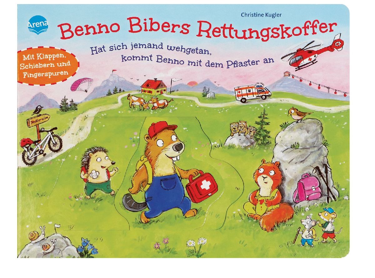 Benno Bibers Rettungskoffer. Hat sich jemand wehgetan, kommt B...