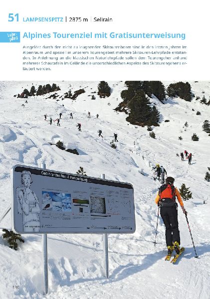 Pistengehen und leichte Skitouren
