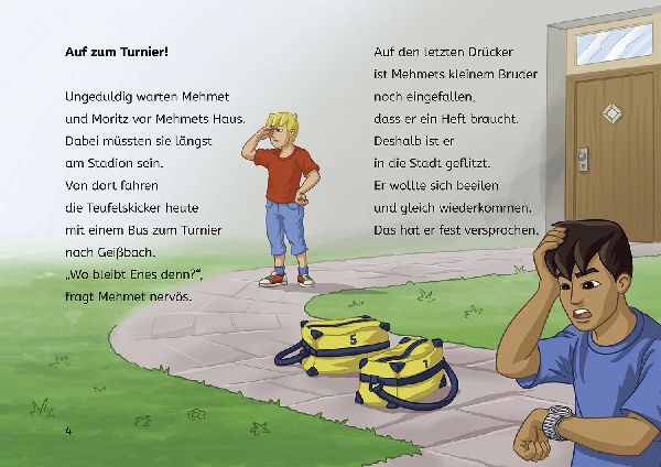 Teufelskicker, Bücherhelden 1. Klasse, Das Turnier