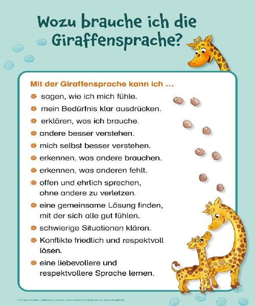 12 Poster zur Giraffensprache