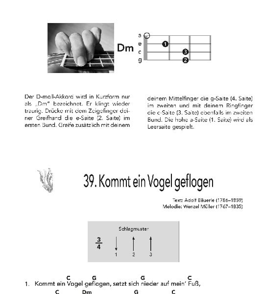 KIDS Lagerfeuer-Ukulele. Die schönsten Kinderlieder begleiten.