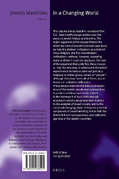 Explorations in Jewish Historical Experience
