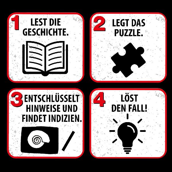 Krimi Puzzle: Die drei ??? Kids 200 Teile - T-Rex in Action (drei Fragezeichen)