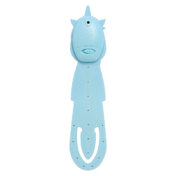 Flexilight Pals Leselicht (Einhorn) - blau - 2 in 1 Leselampe & Lesezeichen - LED Leselicht - Geschenk für Leser, Buchliebhaber - Deutsche Ausgabe