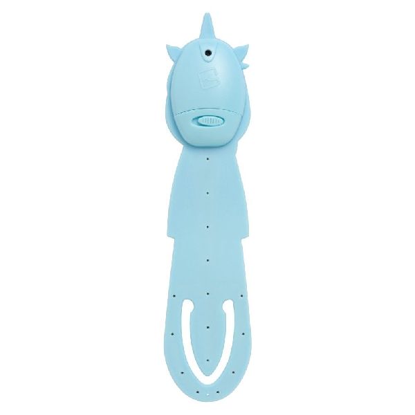 Flexilight Pals Leselicht (Einhorn) - blau - 2 in 1 Leselampe & Lesezeichen - LED Leselicht - Geschenk für Leser, Buchliebhaber - Deutsche Ausgabe