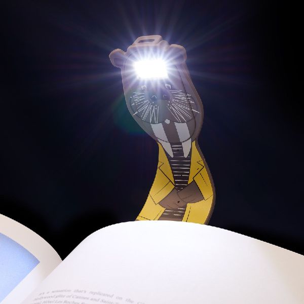 Flexilight Pals RC (Walross) - wiederaufladbares Leselicht - 2 in 1 Leselampe & Lesezeichen - LED Leselicht - Geschenk für Leser, Buchliebhaber - Deutsche Ausgabe