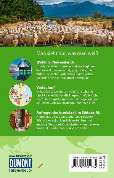 DUMONT Reise-Handbuch Reiseführer Neuseeland