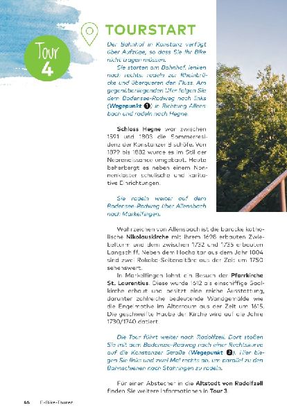 BVA Die 25 schönsten E-Bike Touren am Bodensee
